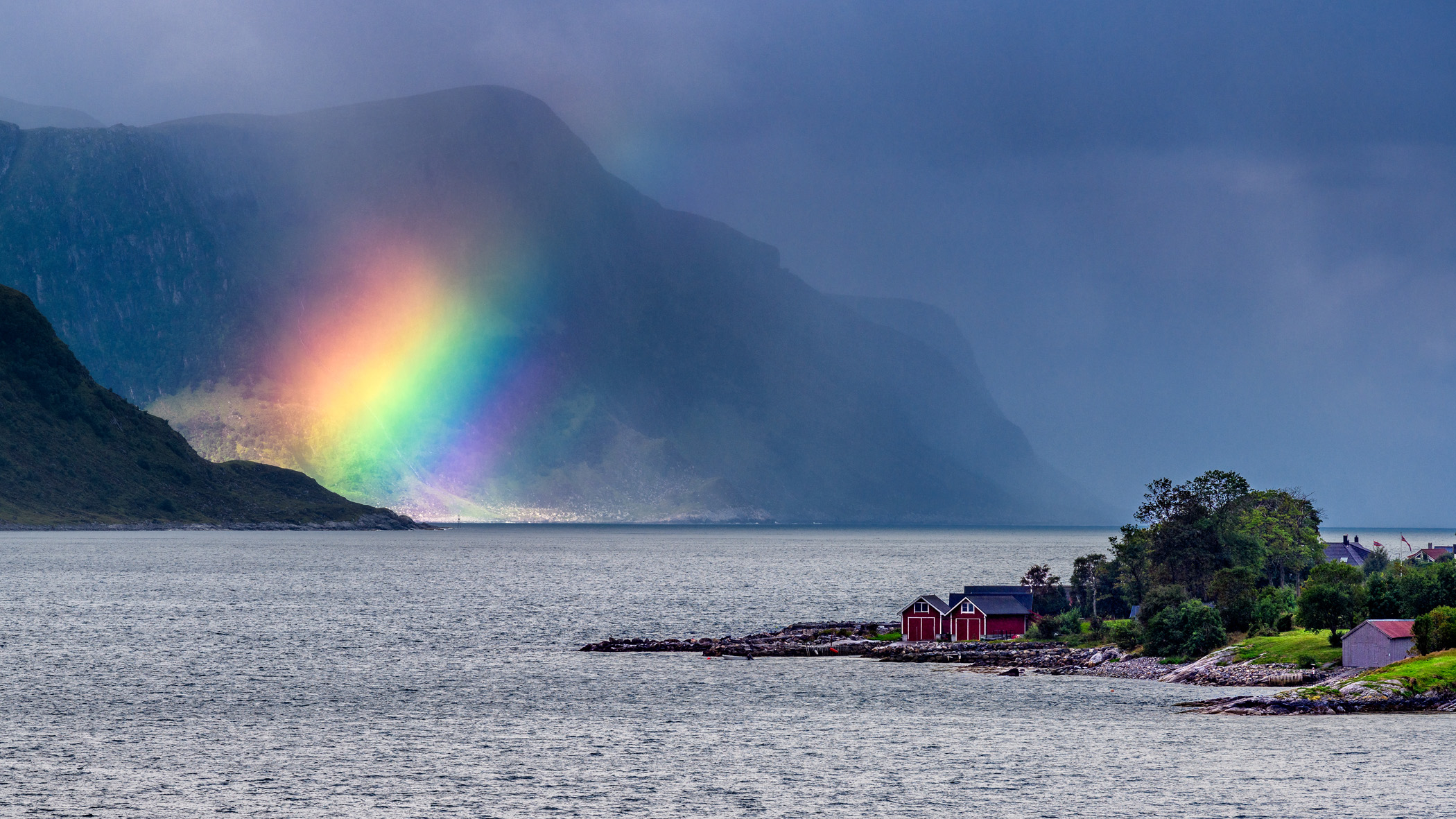 Norvegia, Arcobaleno sul mare